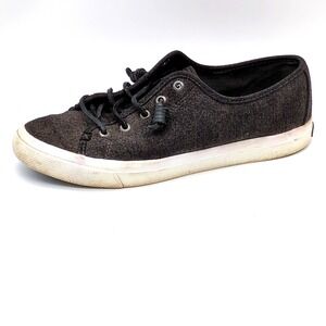 Sperry Sneaker Womens Gray 8.5 Walking Shoes Top Sider Slip On Comfort STS80639